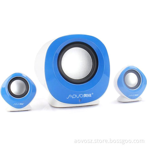 Aovo-D210 Portable USB Mini Speaker for Computers/Laptops/Gifts